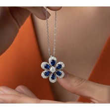Modahilye - 925 Ayar Orjinal Gümüş Lotus Çiçeği Kolye