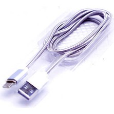 Zore Gri Metal Manyetic Uçlu Lightning USB Kablo