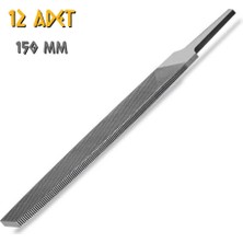 Sgs Yassı Düz Eğe Ora Dişli 6" - 150 Mm. - 12 Adet