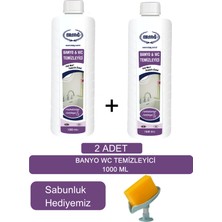 Ersağ Banyo Wc Temizleyici (2ADET)1000 Ml- Sabunluk Hediyemiz 107-11