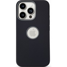CepStok Apple iPhone 14 Pro Max Kılıf Magsafe Wireless Şarj Özellikli Karbonfiber Desenli Kapak