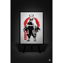 Forge Triverse Kyojuro Rengoku - Demon Slayer Kabartmalı Tablo