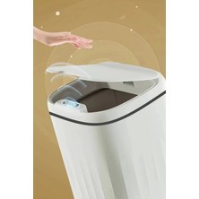 Ponna 20 Lt Sensörlü Çöp Kovası – Akıllı Antibakteriyel Pilli Otomatik Kapaklı 4 Kalem Pil Dahil
