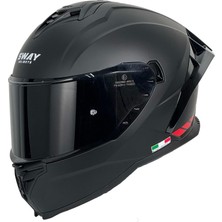 Sway Sw 867 Red Strıp Güneş Vizörlü Full Face Kask