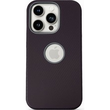 CepStok Apple iPhone 14 Pro Max Kılıf Magsafe Wireless Şarj Özellikli Karbonfiber Desenli Kapak