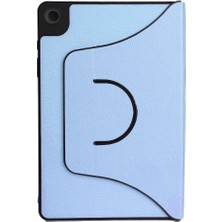 Akare Galaxy Tab A9 Uyumlu Akre Fest Dönebilen Standlı Kılıf-Mavi Açık