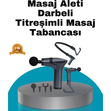 Taşınabilir 3in1 Masaj Aleti Şarjlı Titreşimli Esneme Bantlı