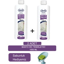 Ersağ Ersag Banyo Wc Temizleyici (2ADET)1000 Ml- Sabunluk Hediyemiz 107-13