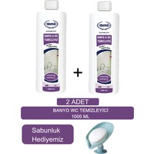 Ersağ Banyo Wc Temizleyici (2ADET)1000 Ml- Sabunluk Hediyemiz 107-09