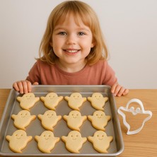 Flexilab Creative Hayalet Şekilli Kurabiye Kalıbı – Halloween Temalı Şeker Hamuru ve Kurabiye Kesici Kalıp