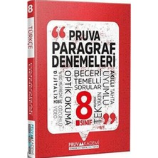 Pruva Akademi Pruva 8. Sınıf Paragraf Denemeleri