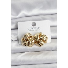 Vice Avm Pirinç Sarmal Gold Renk Kadın Küpe EB-53-vice/(1395) 3194