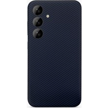 CepStok Samsung Galaxy S24 Kılıf Magsafe Wireless Şarj Özellikli Karbonfiber Desenli Kapak