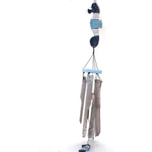 Empressco Renkli Ahşap Rüzgar Çanı No:1, Sade ve Şık Dekoratif Süs ve Huzur Veren Tasarım