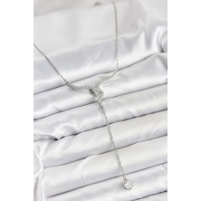 Vice Avm 316L Çelik Zincir Gümüş Renk Yılan Model Y Kolye EB-53-vice/(1395) 3236