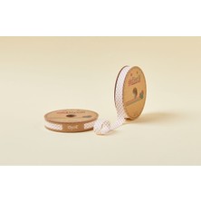 Sad Biye Puanlı Katlı B06 Turuncu 2 cm 25 Metre %65 Koton %35 Polyester