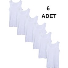 Vatra Tekstil Çocuk Atlet 6’lı Paket %100 Pamuk Kumaş Alerji Yapmaz Terletmez