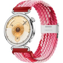 MMP Shop Huawei Watch Gt6 / Gt5 / Gt4 41MM / Gt5 Pro 42MM Uyumlu Metal Klips Örgü Spor Kordon