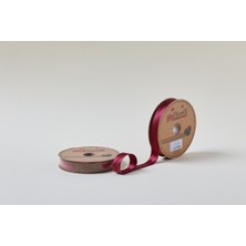 Sad Biye Saten Katlı 022 Bordo 2 cm 25 Metre %100 Polyester