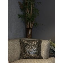 Framgan Pullu Payetli Dolgulu Kare Kırlent