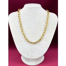 Calista Aksesuar Uzun Tiffany Zincirli Gold Kolye