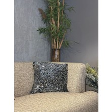 Framgan Pullu Payetli Dolgulu Kare Kırlent