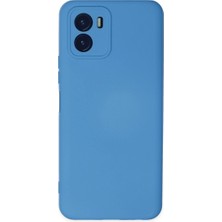 Eco Port Vivo Y15S Kılıf Nano Içi Kadife Silikon - Mavi