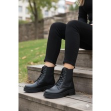 Fort 813705 Ventes Sıcak Astar Iki Tarafı Lastikli Bağçıklı Kaymaz Taban Kadın Bot