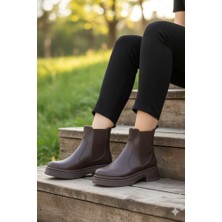 Fort 813700 Ventes Sıcak Astar Iki Tarafı Lastikli Kaymaz Taban Kadın Bot