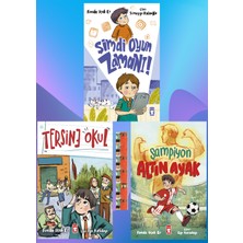 Timaş Çocuk Funda Uçuk Er- Şimdi Oyun Zamanı,  Tersine Okul,  Şampiyon Altın Ayak(3kitap)