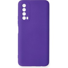 Eco Port Huawei P Smart 2021 Kılıf Nano Içi Kadife Silikon - Mor