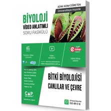 Çap Yayınları Üniversiteye Hazırlık Biyoloji Bitki Biyolojisi Canlılar ve Çevre Soru Fasikülü