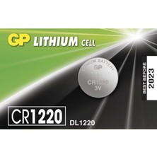Gp Lıthıum Cell CR-1220 DL-1220 Para Pili 3V 5li Kart (4940)