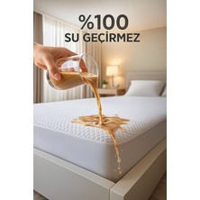 Bivalux Touch Sıvı Su Geçirmez Fitted Full Kenar Bebek Tek Battal Çift Kişilik Yatak Alezi Koruyucu