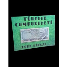 Yediotuz Digital Pazarlama Özel Folderinde Orjinal Koleksiyon Paralı Ev Ofis Hediyelik Koleksiyon Para. 6. 7. Emisyon Kağıt Paralar