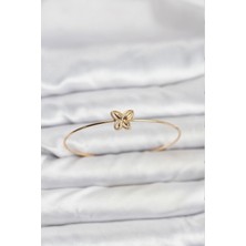Clariss Kelebek Model Gold Renk Bileklik