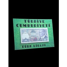 Yediotuz Digital Pazarlama Özel Folderinde Orjinal Koleksiyon Paralı Ev Ofis Hediyelik Koleksiyon Para. 6. 7. Emisyon Kağıt Paralar