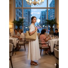 Viatom Kağıt Ip Çanta | Örgü Hasır Çanta | El Yapımı Omuz Çantası, Kağıt Ip Çanta  Paper Rope Bag