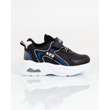 Ulusoy North Blue Bebe 02  Çocuk Günlük Ayakkabı IP06C02 Cilt Siyah Beyaz