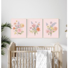 Ninastore Kır Çiçeği Fidanlığı Baskısı: Vintage Çiçekli ve Botanik Sanatı