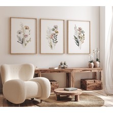 Ninastore Kır Çiçeği Fidanlığı Baskısı: Vintage Botanik Duvar Sanatı