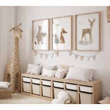 Ninastore Orman Hayvan Desenleri: Bohem Bebek Odası Dekorasyonu