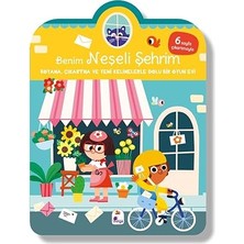 Artemis Yayınları Benim Neşeli Şehrim: Boyama, Çıkartma ve Yeni Kelimelerle Dolu Bir Oyun Evi (6 Sayfa Çıkartmasıyla)