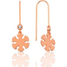 Noip 925 Ayar Gümüş Kar Tanesi Küpe EA1160168 (944944)