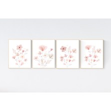 Ninastore Allık Pembesi Kır Çiçeği Fidanlık Baskısı: Bohem Botanik Sanatı