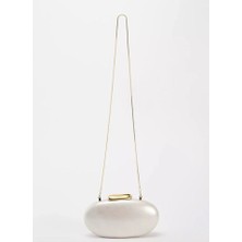 Zara Altın Rengi Tokalı Kutu Çanta Sedefli Kaplama Zincir Çapraz Askı Metal Toka