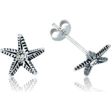 Noip 925 Ayar Gümüş Deniz Yıldızı Çivili Küpe EA1160023 (944944)