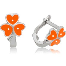 Noip 925 Ayar Gümüş Yonca Çocuk Küpesi T4131 (944944)