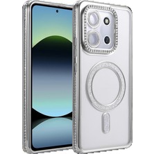 CPT83 Xiaomi Redmi 15C 4g Joke Simli Magneticsafe Kılıf - Gümüş