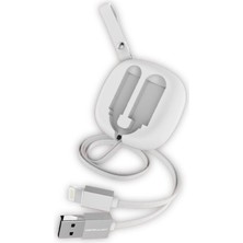CPT83 S80 Lightning Kablo iphone Uyumlu 20CM-1M 2A - Beyaz